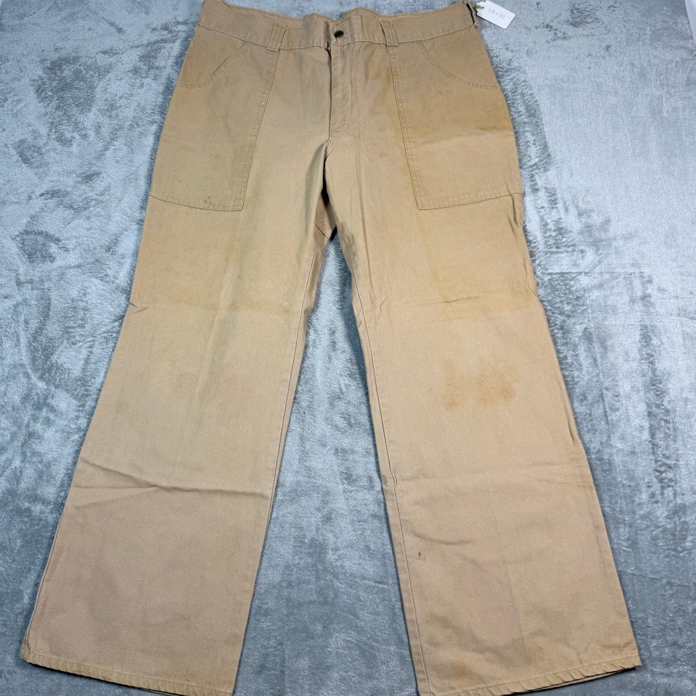 Vintage Woolrich Mens 38x30 Work Pants USA Made Straight Leg